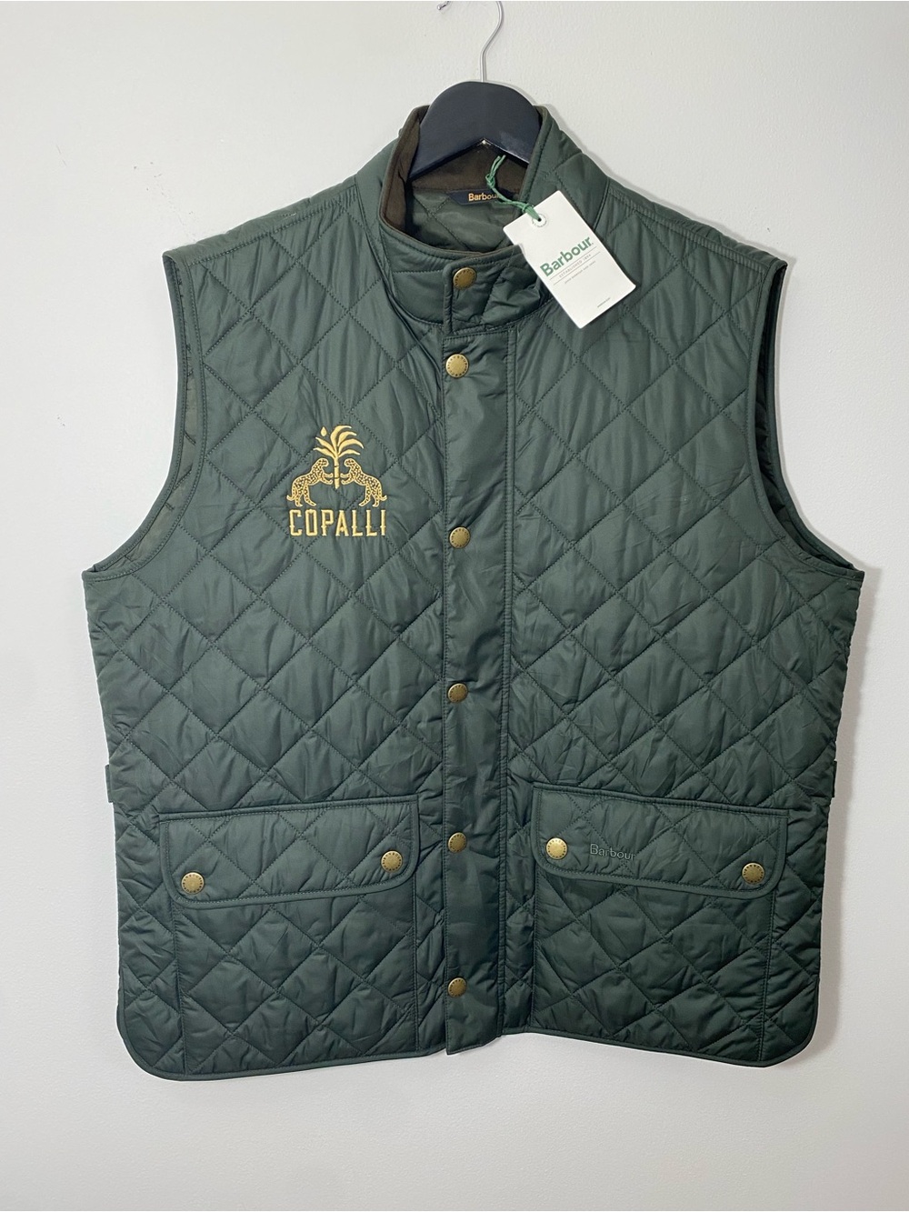 Barbour Lowerdale Quilted Gilet Vest Sage Green XL - Picture 1 of 16